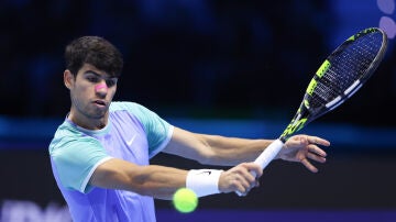 Carlos Alcaraz durante las ATP Finals 2024