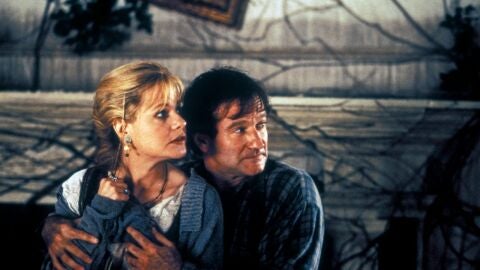 Robin Williams y Bonnie Hunt en Jumanji
