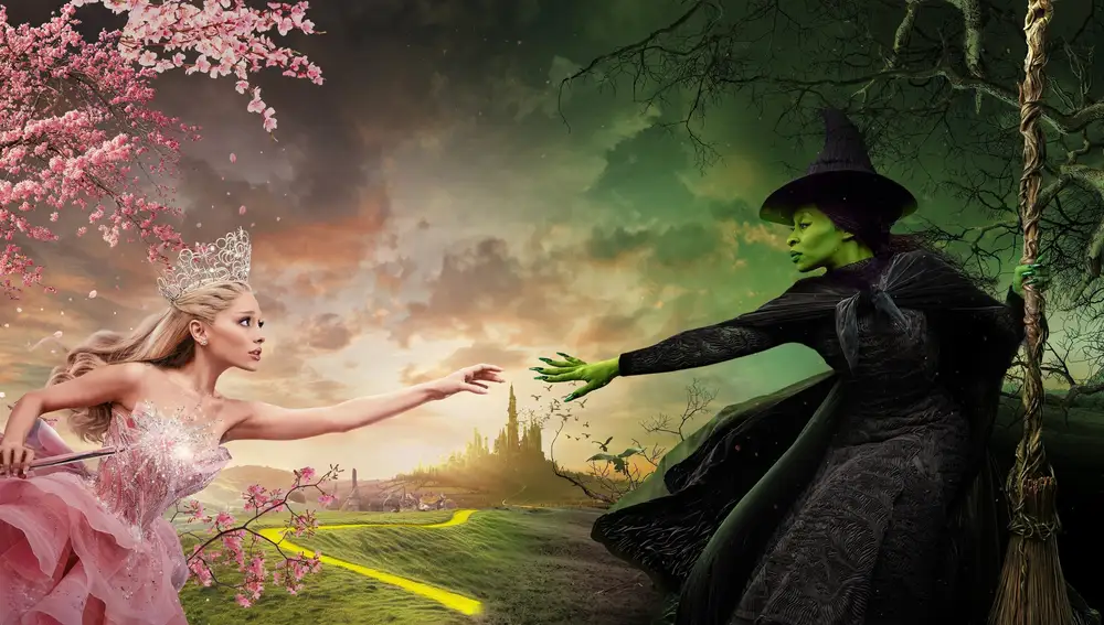Ariana Grande y Cynthia Erivo en Wicked Ariana Grande y Cynthia Erivo en Wicked