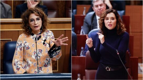 Isabel D&iacute;az Ayuso y Mar&iacute;a Jes&uacute;s Montero
