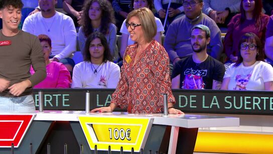 &iexcl;Qu&eacute; r&aacute;pida! Mari Paz deja a sus rivales sin &ldquo;pesta&ntilde;ear&rdquo; en La ruleta de la suerte