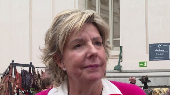 Simoneta G&oacute;mez-Acebo, en el Rastrillo Nuevo Futuro en Madrid