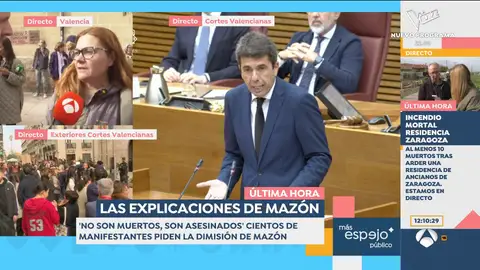 "Mazón, dimisión" "Mazón, dimisión"