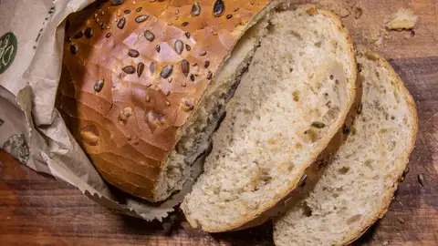 Pan cortado en rebanadas Pan cortado en rebanadas