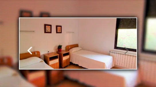 Una habitación de la residencia Jardines de Villafranca Una habitación de la residencia Jardines de Villafranca