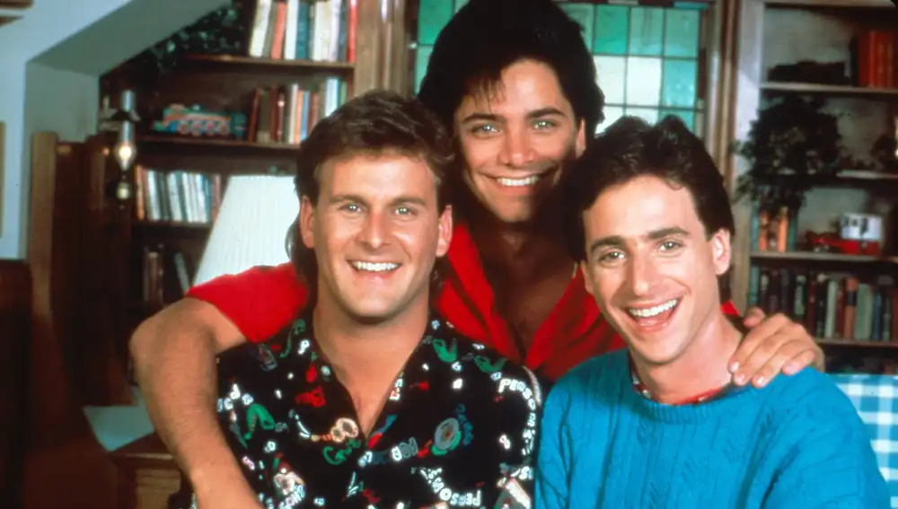 Dave Coulier, John Stamos y Bob Saget en Padres forzosos Dave Coulier, John Stamos y Bob Saget en Padres forzosos