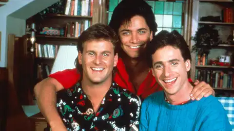 Dave Coulier, John Stamos y Bob Saget en Padres forzosos Dave Coulier, John Stamos y Bob Saget en Padres forzosos