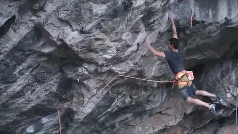 Jorge Díaz-Rullo en Flatanger Jorge Díaz-Rullo sigue los pasos de Adam Ondra completando la ''Change''