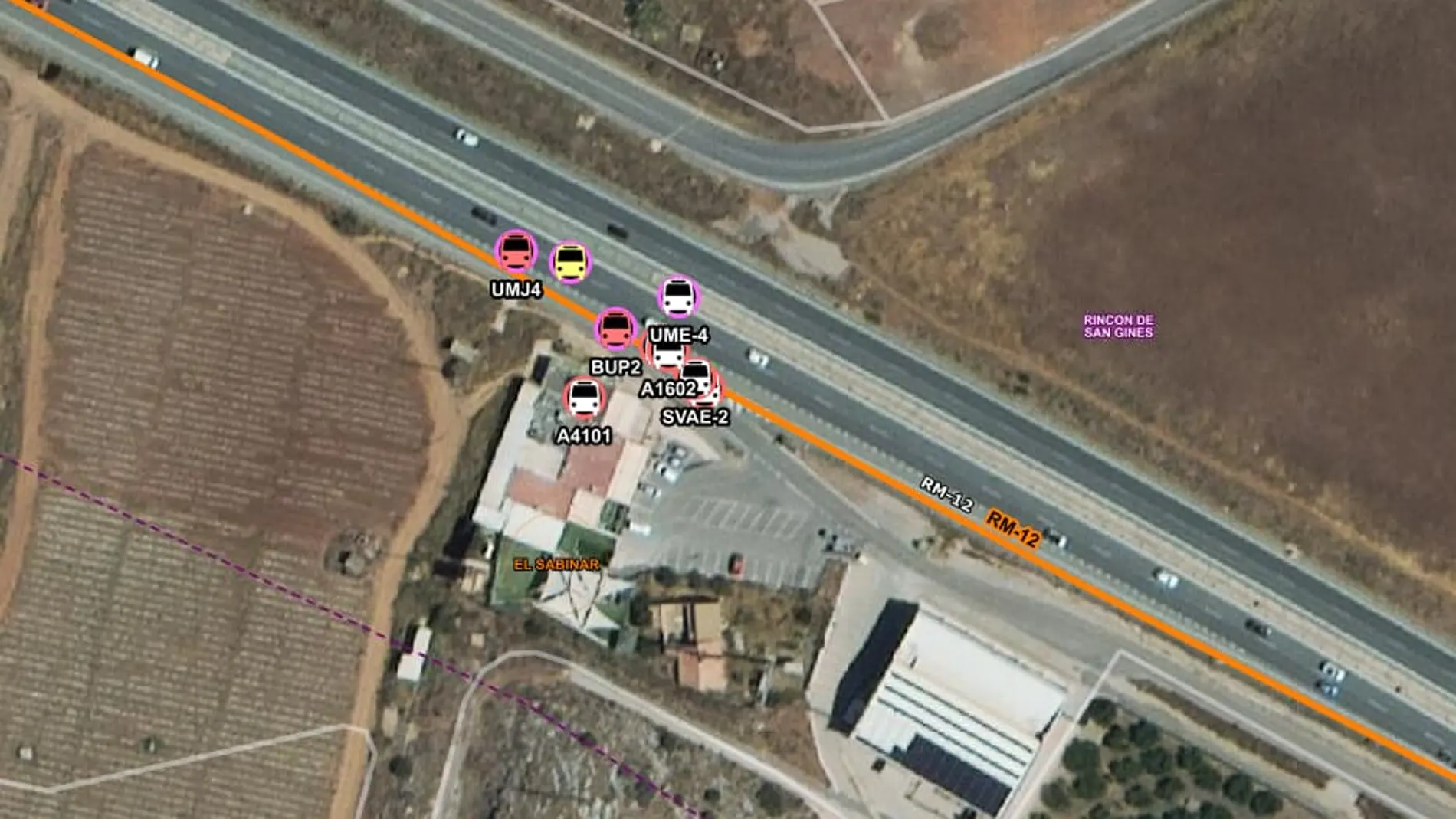 Imagen de la zona donde ha sucedido el accidente Imagen de la zona donde ha sucedido el accidente