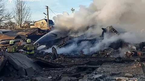 Ucrania tras los bombardeos rusos Ucrania tras los bombardeos rusos