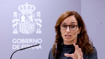 La ministra de Sanidad, Mónica García