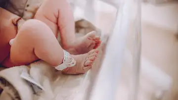 Imagen de archivo de los pies de un bebé Imagen de archivo de los pies de un bebé