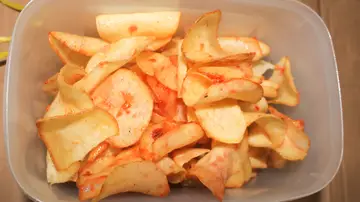 Manzana cortada en rodajas Manzana cortada en rodajas