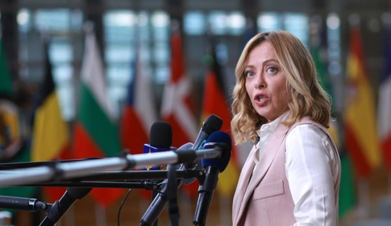 La primera ministra italiana, Giorgia Meloni