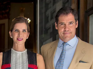 Margarita Vargas y Luis Alfonso de Borbón en 2017 Margarita Vargas y Luis Alfonso de Borbón en 2017