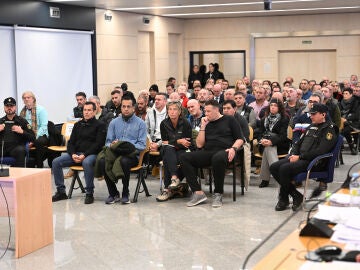 Vista del interior de la Audiencia Nacional este lunes en San Fernando de Henares