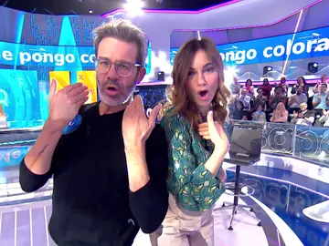 El ataque de risa de Roberto Leal tras la ocurrencia de Juli Fábregas en La Pista El ataque de risa de Roberto Leal tras la ocurrencia de Juli Fábregas en La Pista