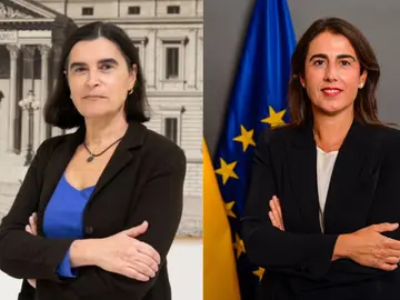 Mercedes Araújo Díaz de Terán (i) y Carmen Castiella Ruiz de Velasco (d) Mercedes Araújo Díaz de Terán (i) y Carmen Castiella Ruiz de Velasco (d)