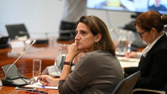 La vicepresidenta tercera del Gobierno y ministra para la Transici&oacute;n Ecol&oacute;gica y el Reto Demogr&aacute;fico, Teresa Ribera