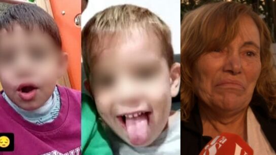 La abuela de Izan y Rub&eacute;n