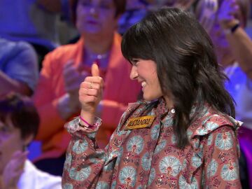 El claro objetivo de Alejandra: conseguir el bote y jugar la gran final