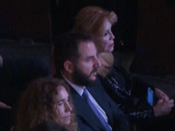 Blanca Cuesta, Borja Thyssen y Tita Cervera en un evento