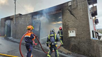 Incendio de una ferretería en La Orotava