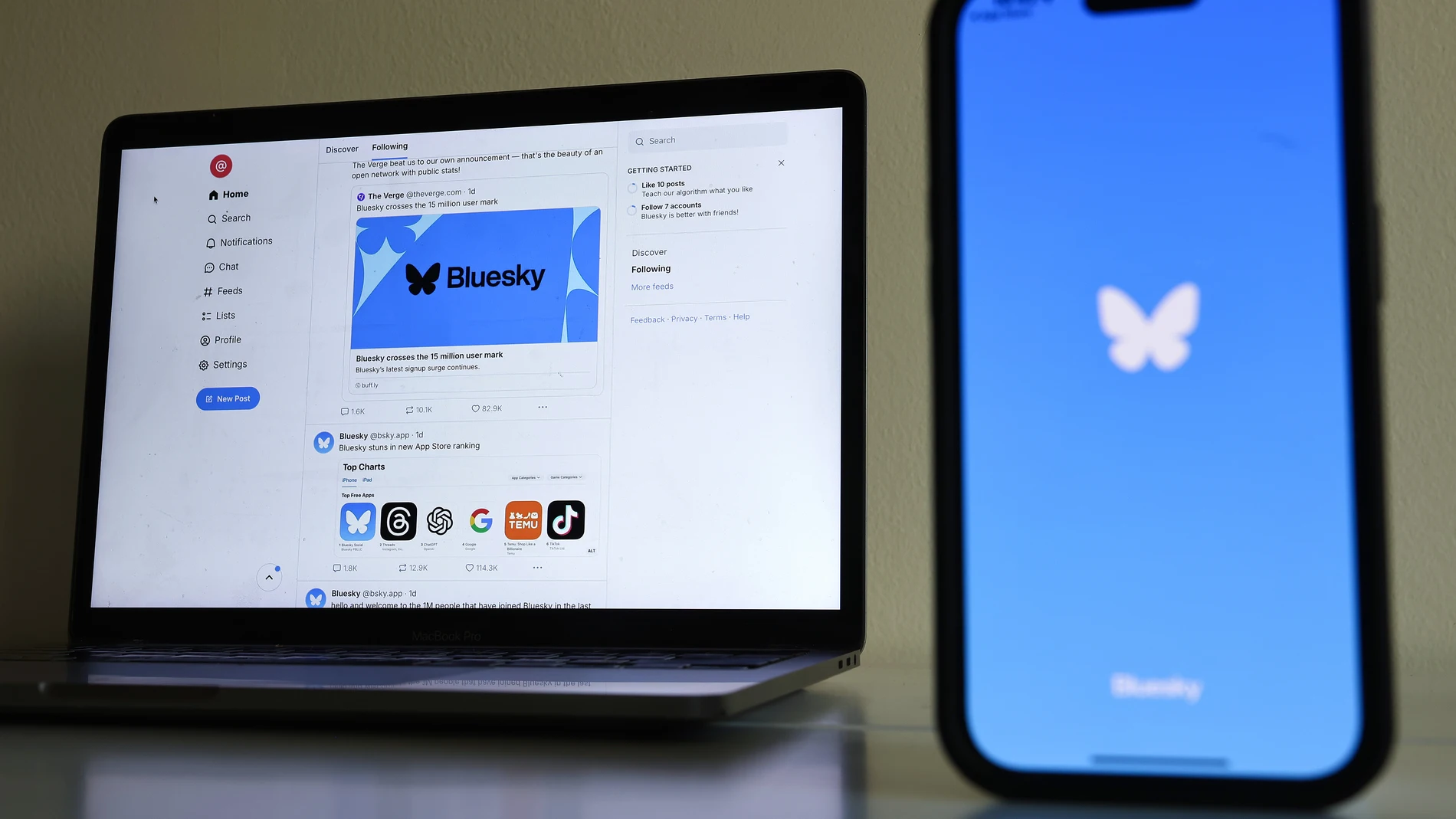 Bluesky, la red social de los usuarios que están abandonando X Bluesky, la red social de los usuarios que están abandonando X