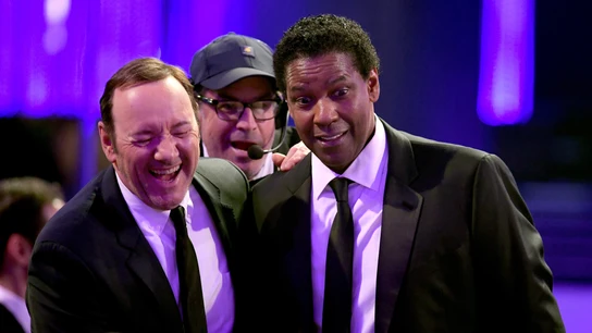 Kevin Spacey y Denzel Washington en el año 2017 Kevin Spacey y Denzel Washington en el año 2017