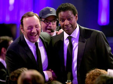 Kevin Spacey y Denzel Washington en el año 2017