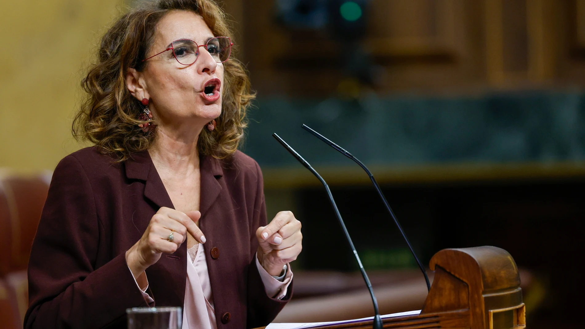 María Jesús Montero en el Congreso de los Diputados María Jesús Montero en el Congreso de los Diputados