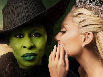 Cynthia Erivo y Ariana Grande como Elphana y Glinda en Wicked