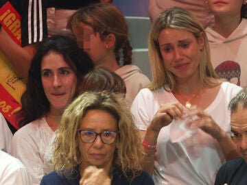 Mery Perelló y Maribel, emocionadas en la despedida de Rafa Nadal