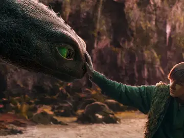 Escena de Cómo entrenar a tu dragón Escena de Cómo entrenar a tu dragón