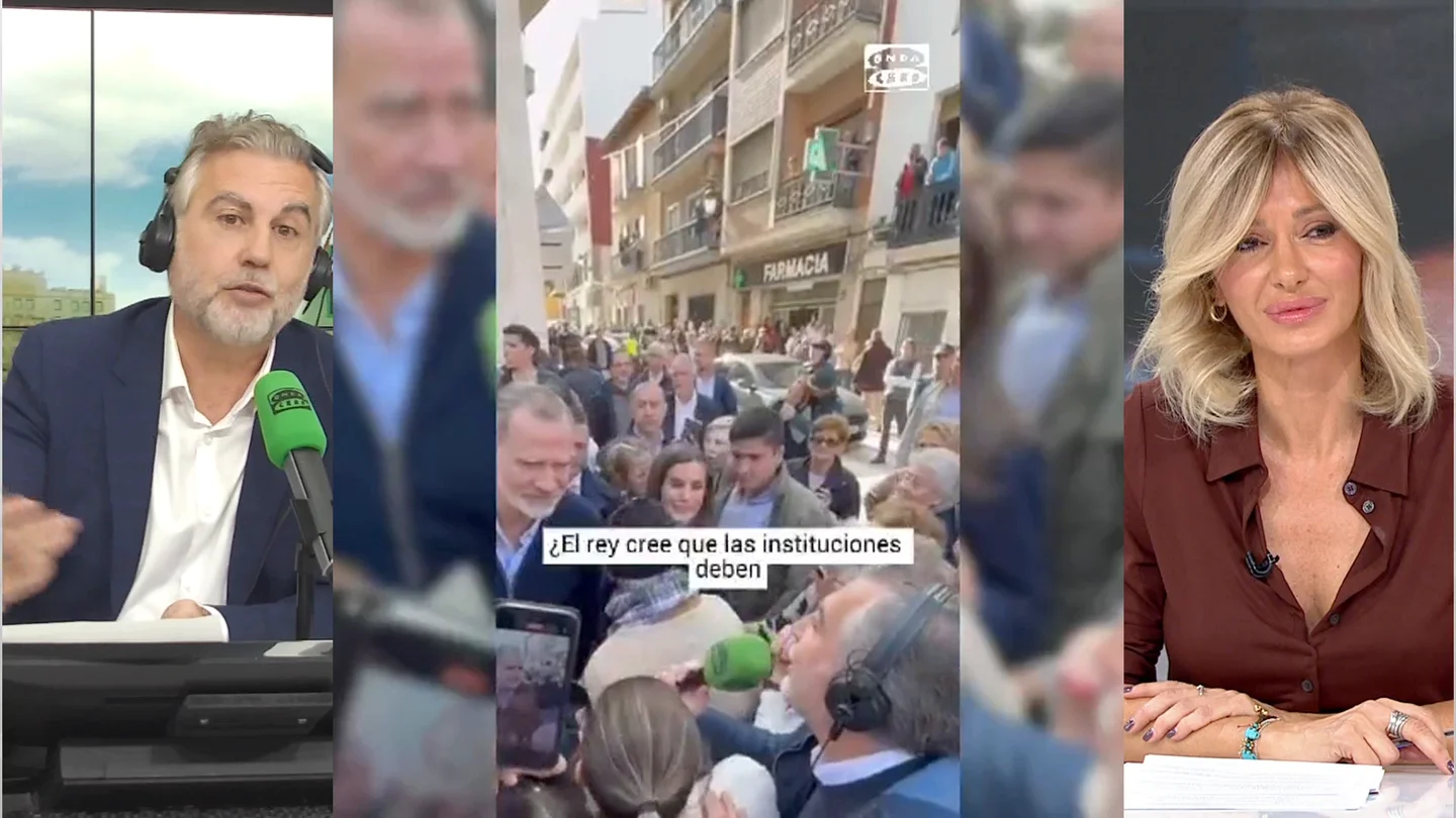 Carlos Alsina, en Chiva con los Reyes Carlos Alsina, en Chiva con los Reyes