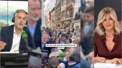 Carlos Alsina pregunta al Rey su opinión de la gestión de la DANA en su visita a Chiva: 
