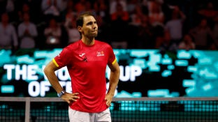 Rafa Nadal, emocionado en el Mart&iacute;n Carpena