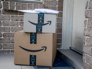 Cajas de Amazon tras la compra de Black Friday Cajas de Amazon tras la compra de Black Friday
