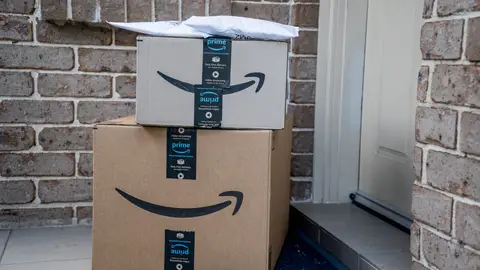Cajas de Amazon tras la compra de Black Friday Cajas de Amazon tras la compra de Black Friday