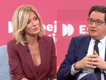 Susanna Griso y &Oacute;scar L&oacute;pez.