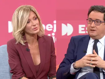 Susanna Griso y Óscar López. Susanna Griso y Óscar López.