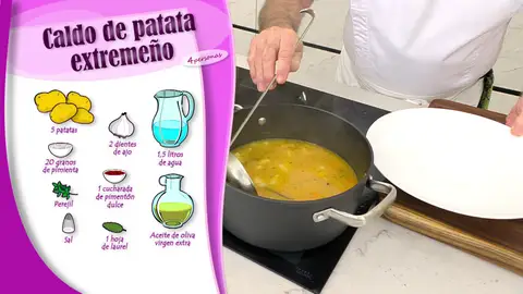 Ingredientes Caldo de patata extremeño Ingredientes Caldo de patata extremeño