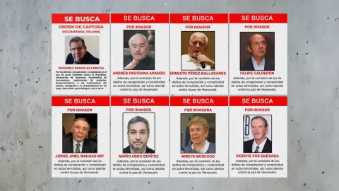 Carteles 'se busca' exmandatarios Carteles 'se busca' exmandatarios