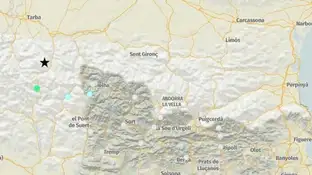 Imagen de la zona donde se ha producido el terremoto Imagen de la zona donde se ha producido el terremoto