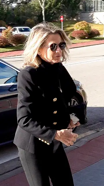 Myriam Lapique, hermana de Cari, acude al funeral de su hermano Manuel Myriam Lapique, hermana de Cari, acude al funeral de su hermano Manuel