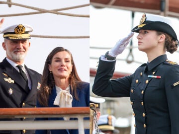 La despedida de los Reyes a la princesa Leonor en C&aacute;diz