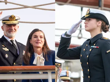La despedida de los Reyes a la princesa Leonor en Cádiz La despedida de los Reyes a la princesa Leonor en Cádiz