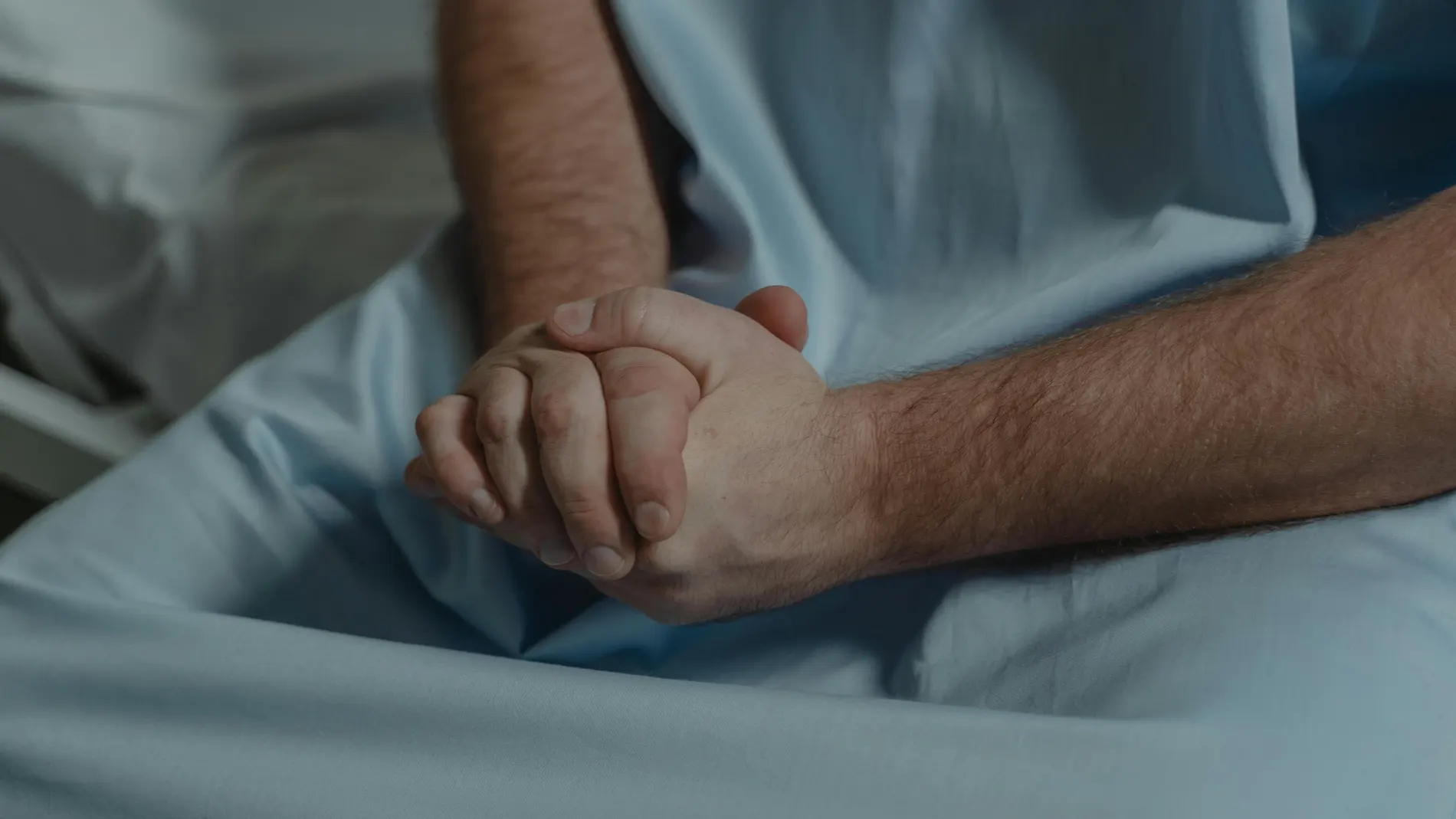 Imagen de archivo de un paciente de un hospital. Imagen de archivo de un paciente de un hospital.