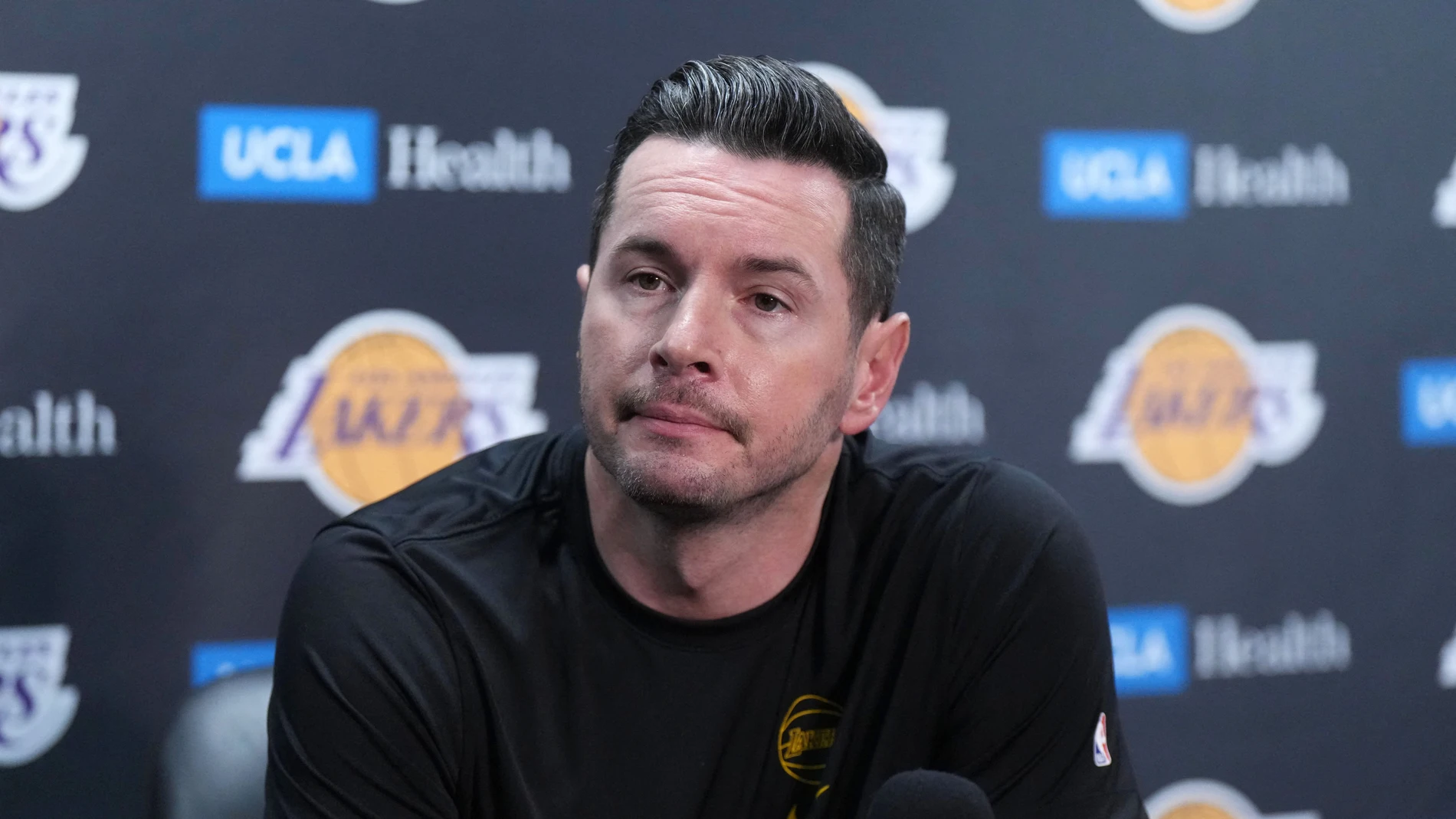 El entrenador de los Lakers, JJ Redick El entrenador de los Lakers, JJ Redick