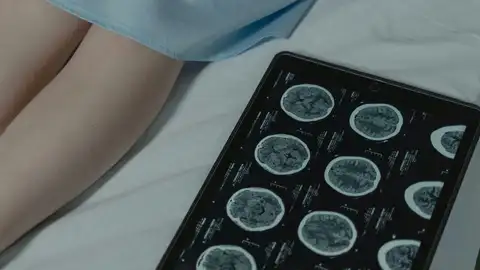 Imagen de archivo de una prueba médica. Imagen de archivo de una prueba médica.